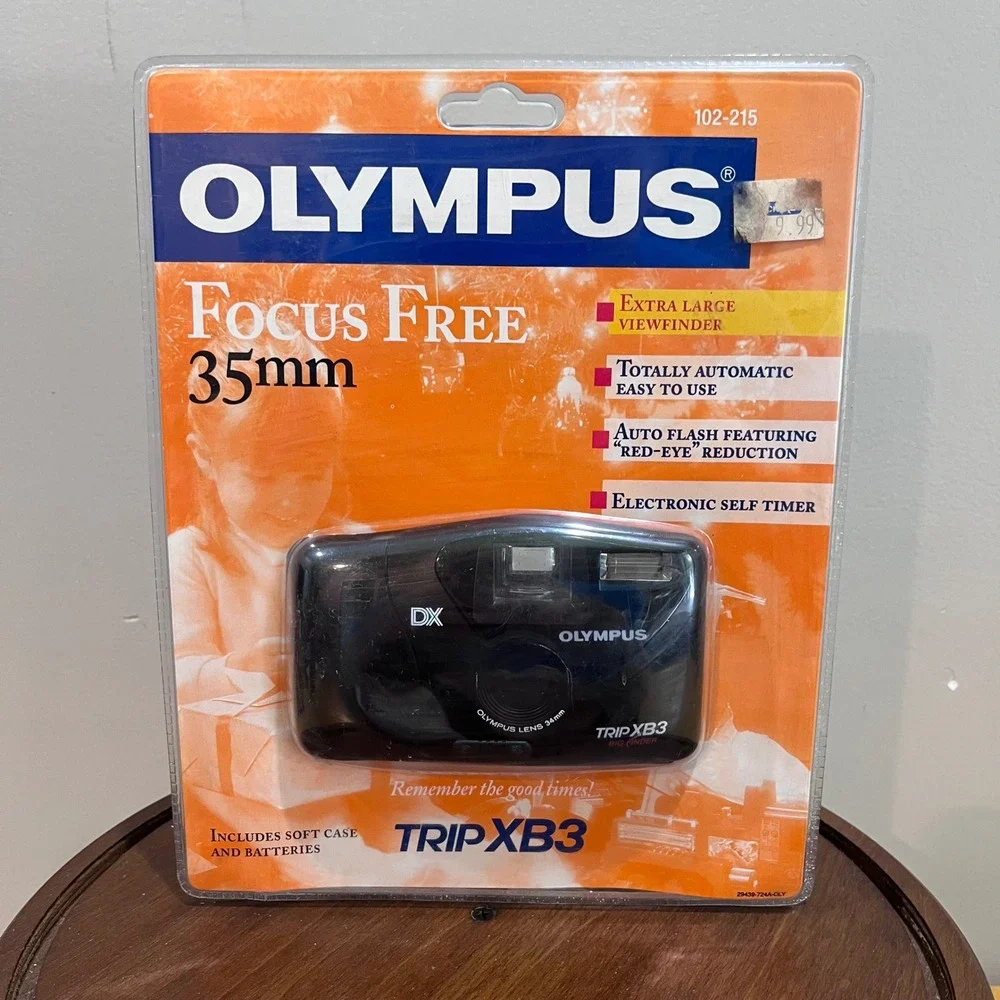 Vtg‎ Olympus Trip XB3 35mm Film Camera Big Finder Focus Free New Sealed 102-215